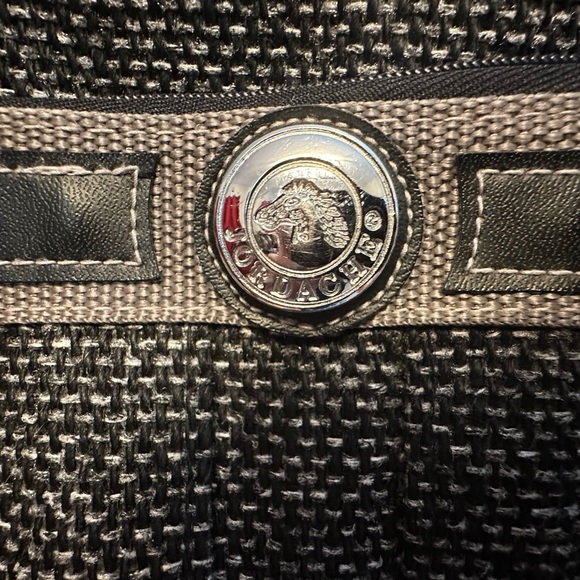 Vintage Jordache Black and Gray Unisex Messenger Bag/Weekender - Picture 2 of 8